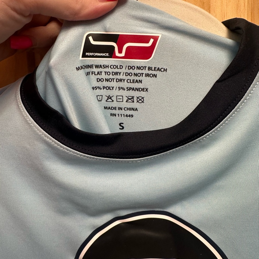 Kimes Ranch Light Blue Short Sleeve Tee - Picture 2 of 3